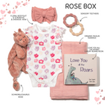 "Love you all the Roars" Baby Girl Dinosaur Gift Box