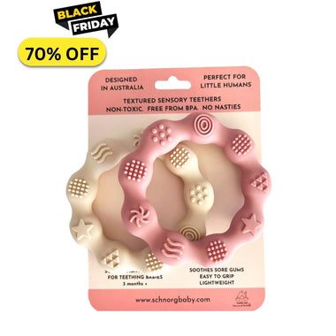 Schnorg Baby Teethers TWO PACK