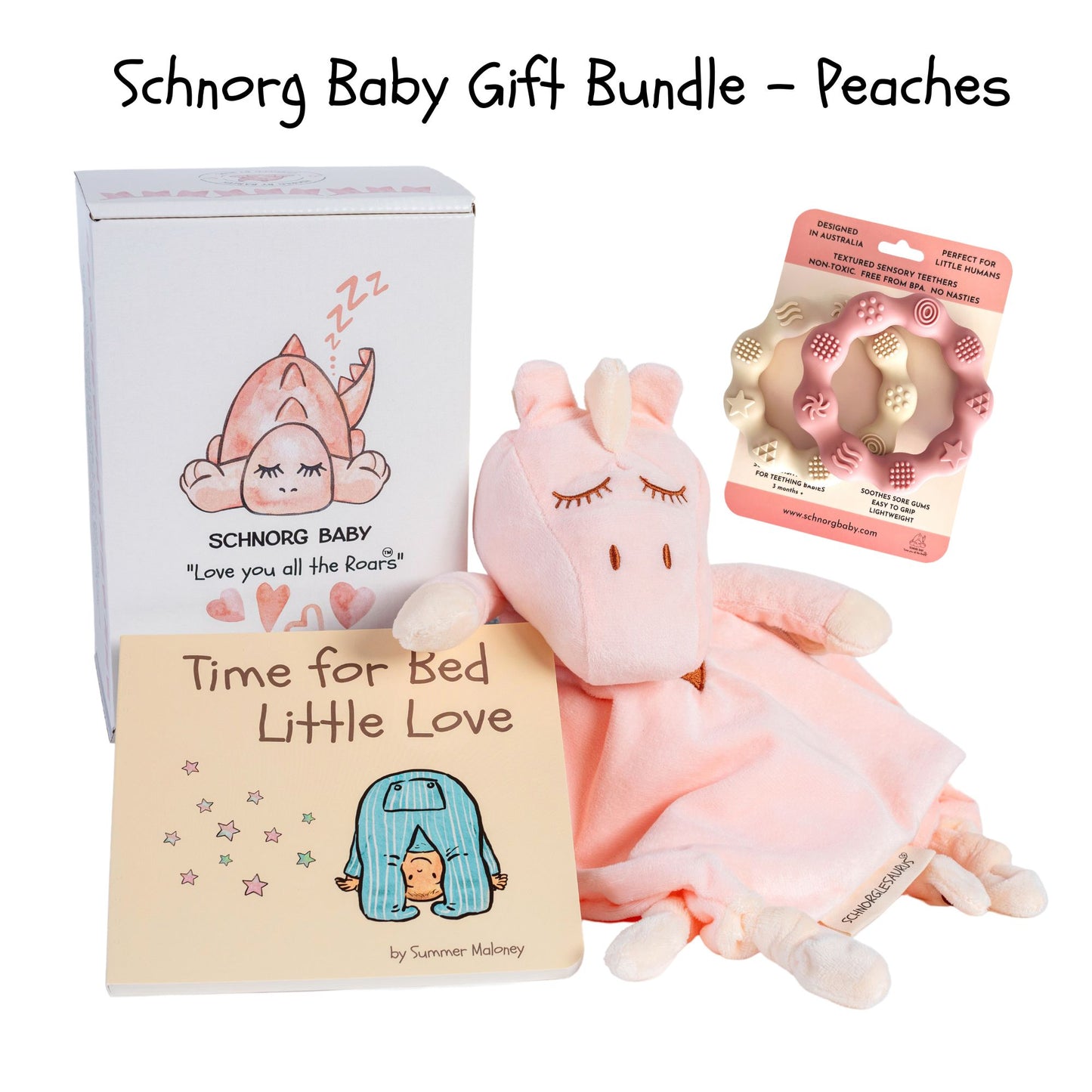 Schnorg Baby Lullaby & Pink Noise Sleep Bundle - Peaches